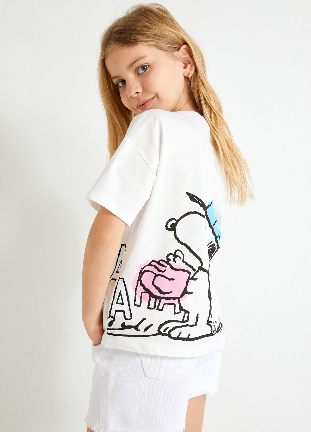 Біла літня футболка KOTON