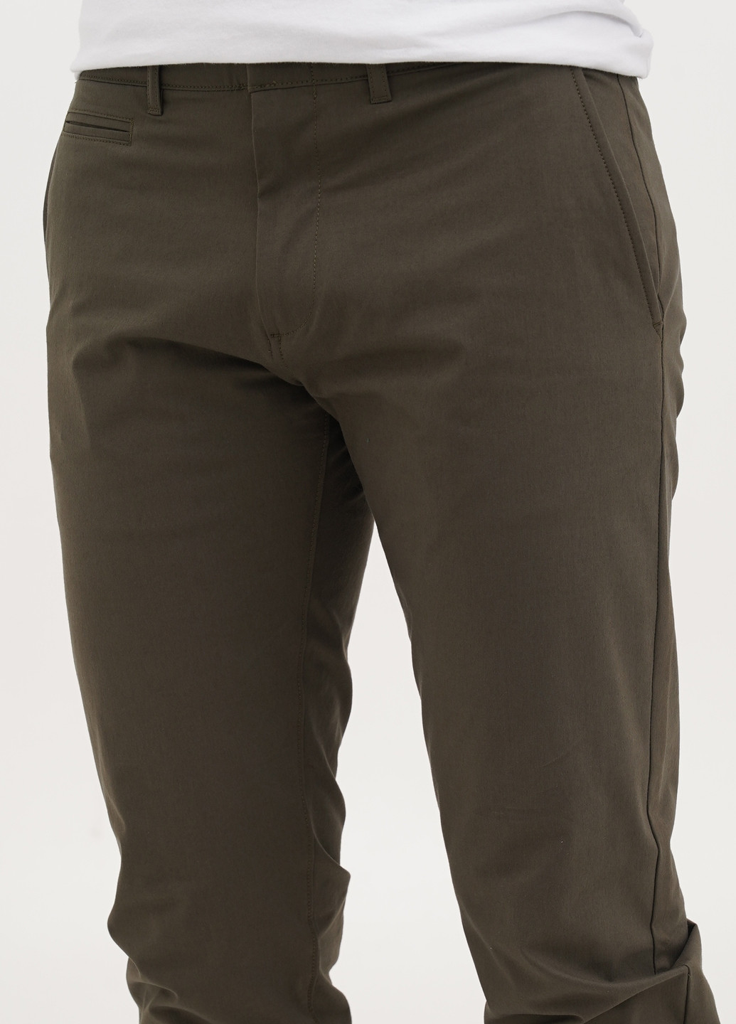 Хаки кэжуал демисезонные прямые брюки J.Crew