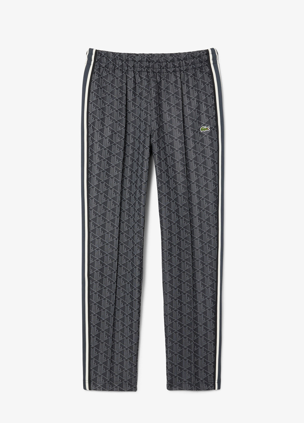 Темно-серые спортивные демисезонные зауженные брюки Lacoste