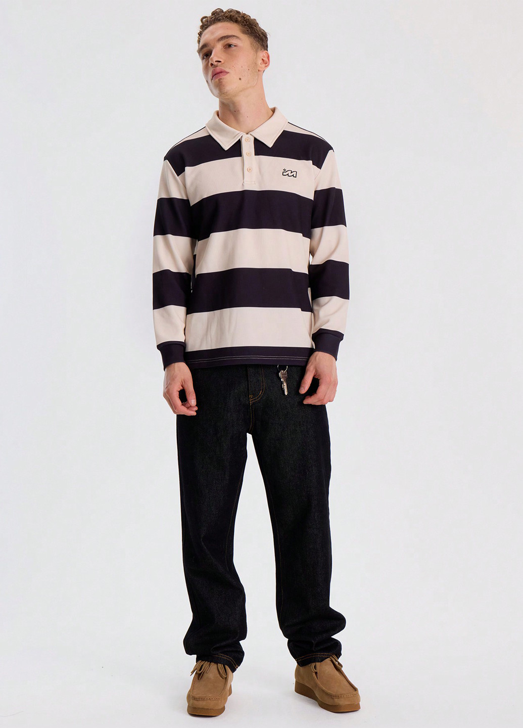 Цветная кэжуал рубашка в полоску SHEIN