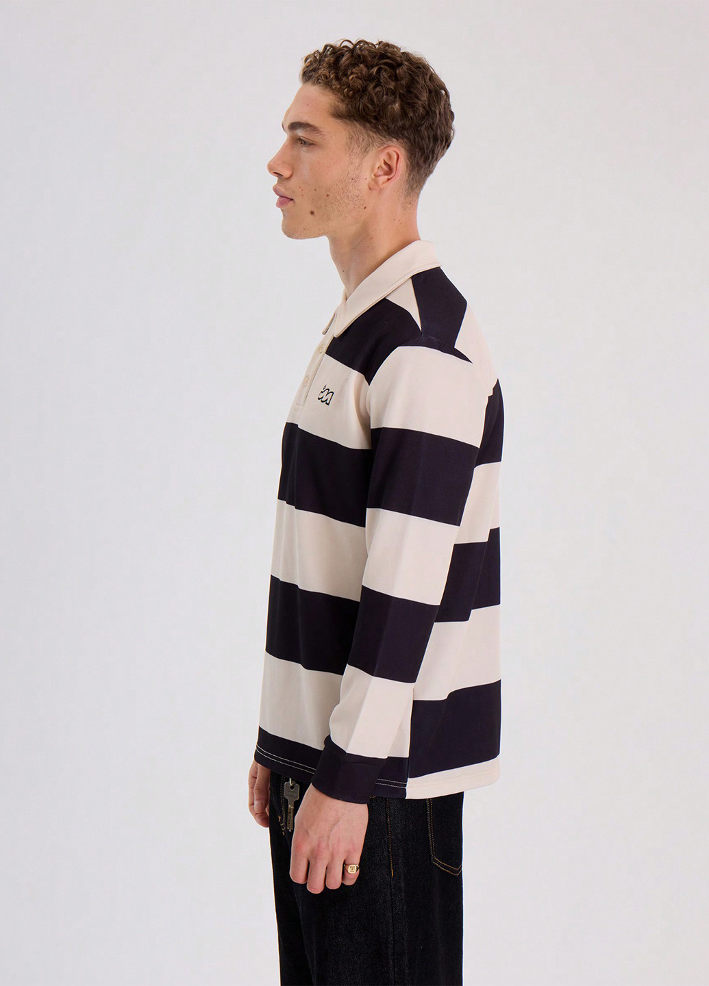 Цветная кэжуал рубашка в полоску SHEIN