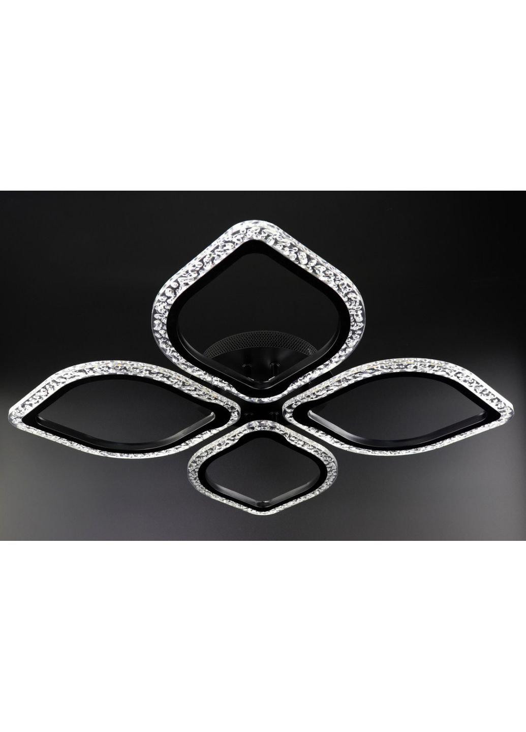 Люстра стельова LED з пультом A2522/4-bk Чорний 8х48х66 див. Sunnysky (253122482)