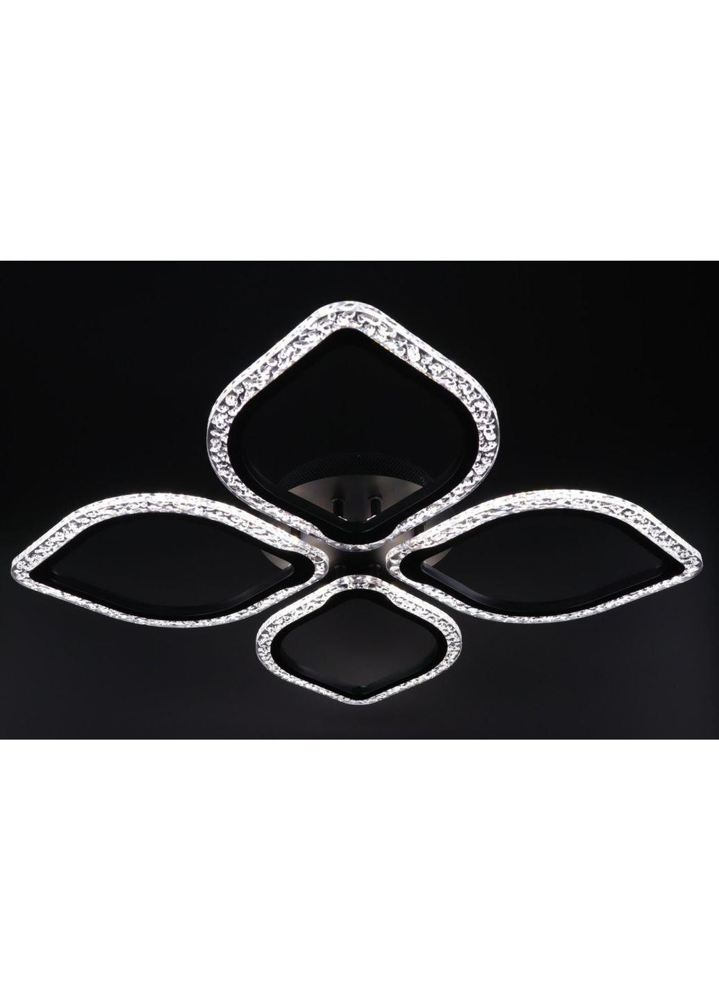 Люстра стельова LED з пультом A2522/4-bk Чорний 8х48х66 див. Sunnysky (253122482)