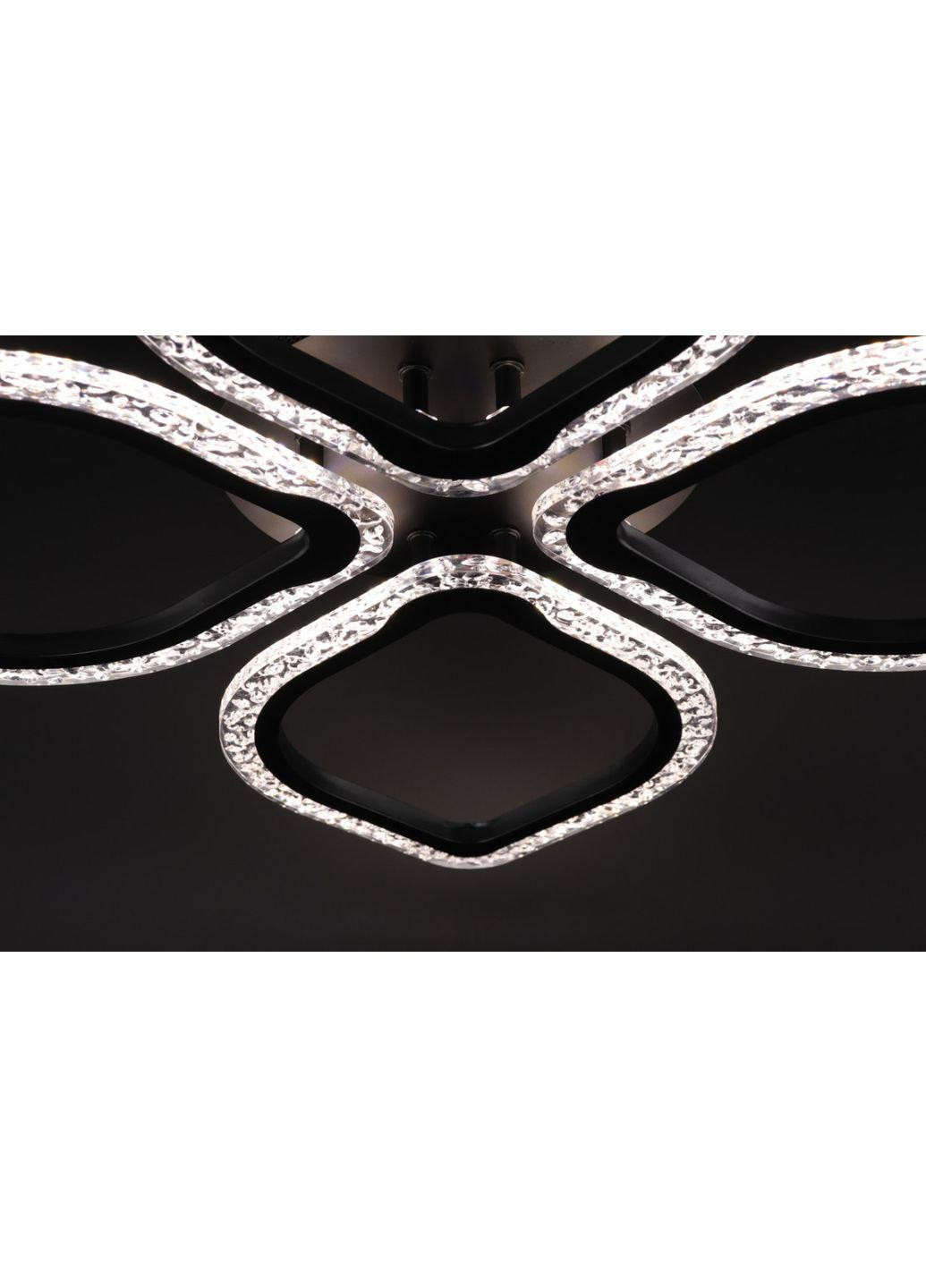 Люстра стельова LED з пультом A2522/4-bk Чорний 8х48х66 див. Sunnysky (253122482)