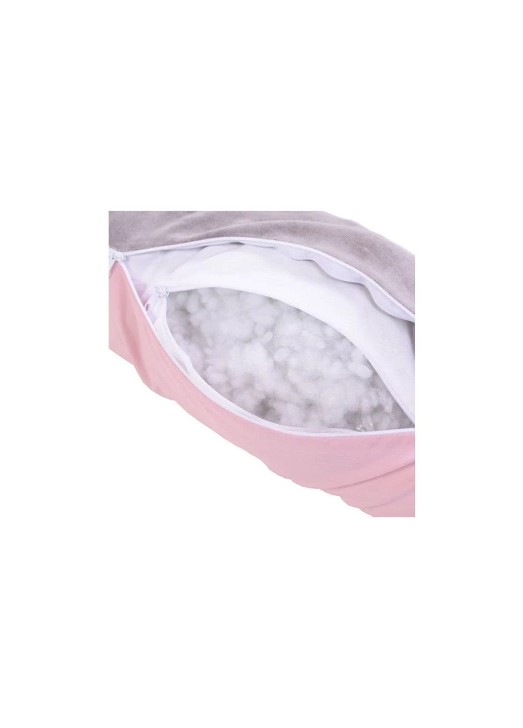Подушка для годування "Comfort Long Velour taupe-rose" 170*52 (302.01.4) Верес (254074978)