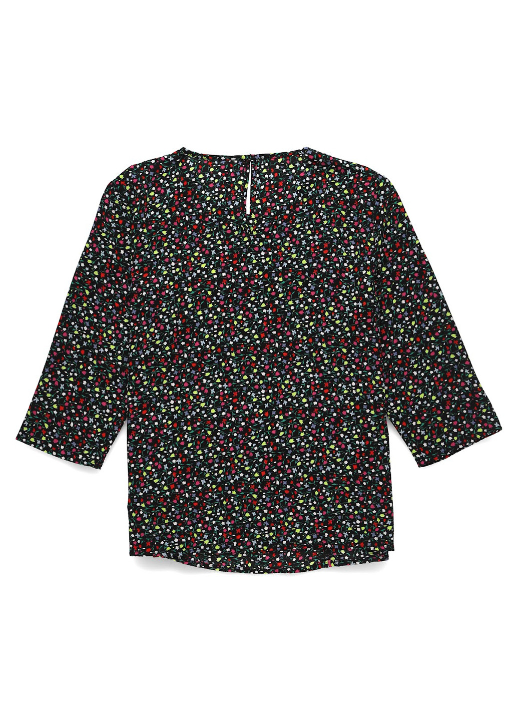 Комбинированная с рисунком блузка Only демисезонная