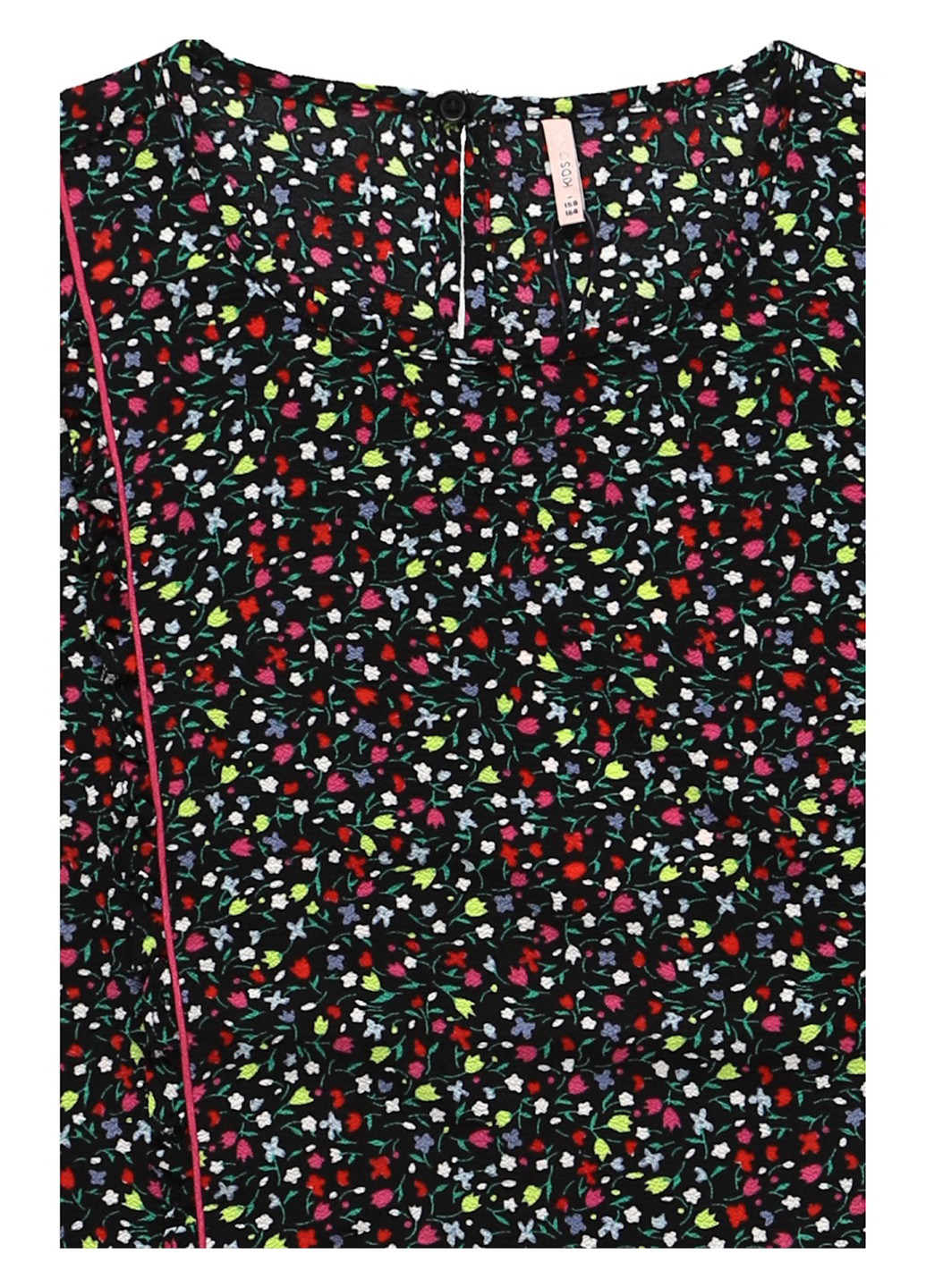 Комбинированная с рисунком блузка Only демисезонная