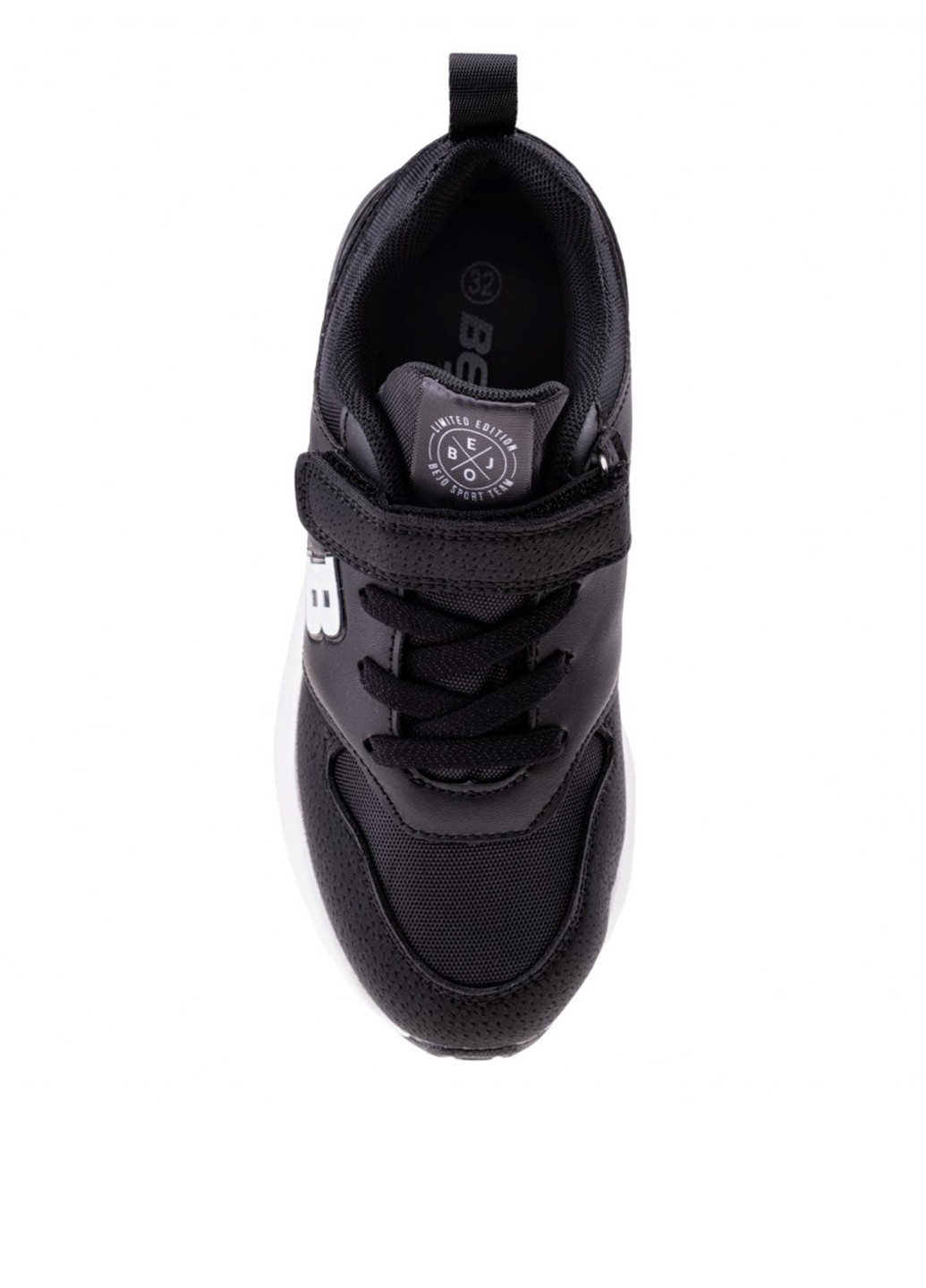 Чорні осінні кросівки Bejo TERUA JR-BLACK/WHITE