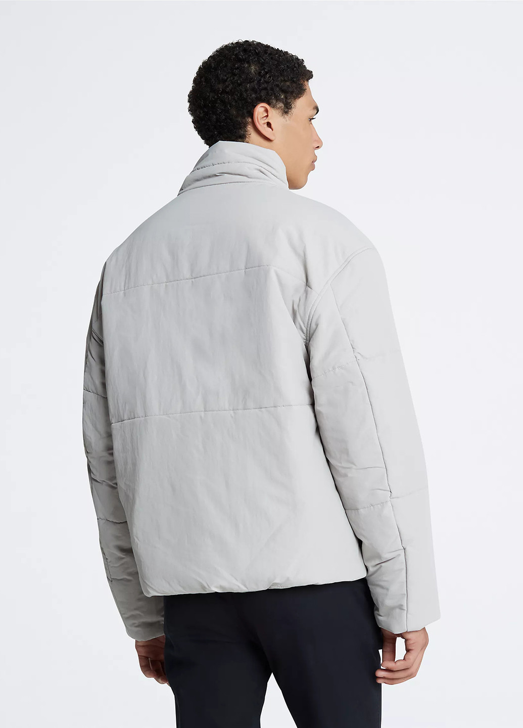 Серая демисезонная куртка Calvin Klein