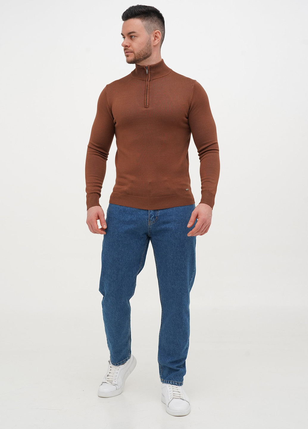 Светло-коричневый демисезонный свитер Trend Collection