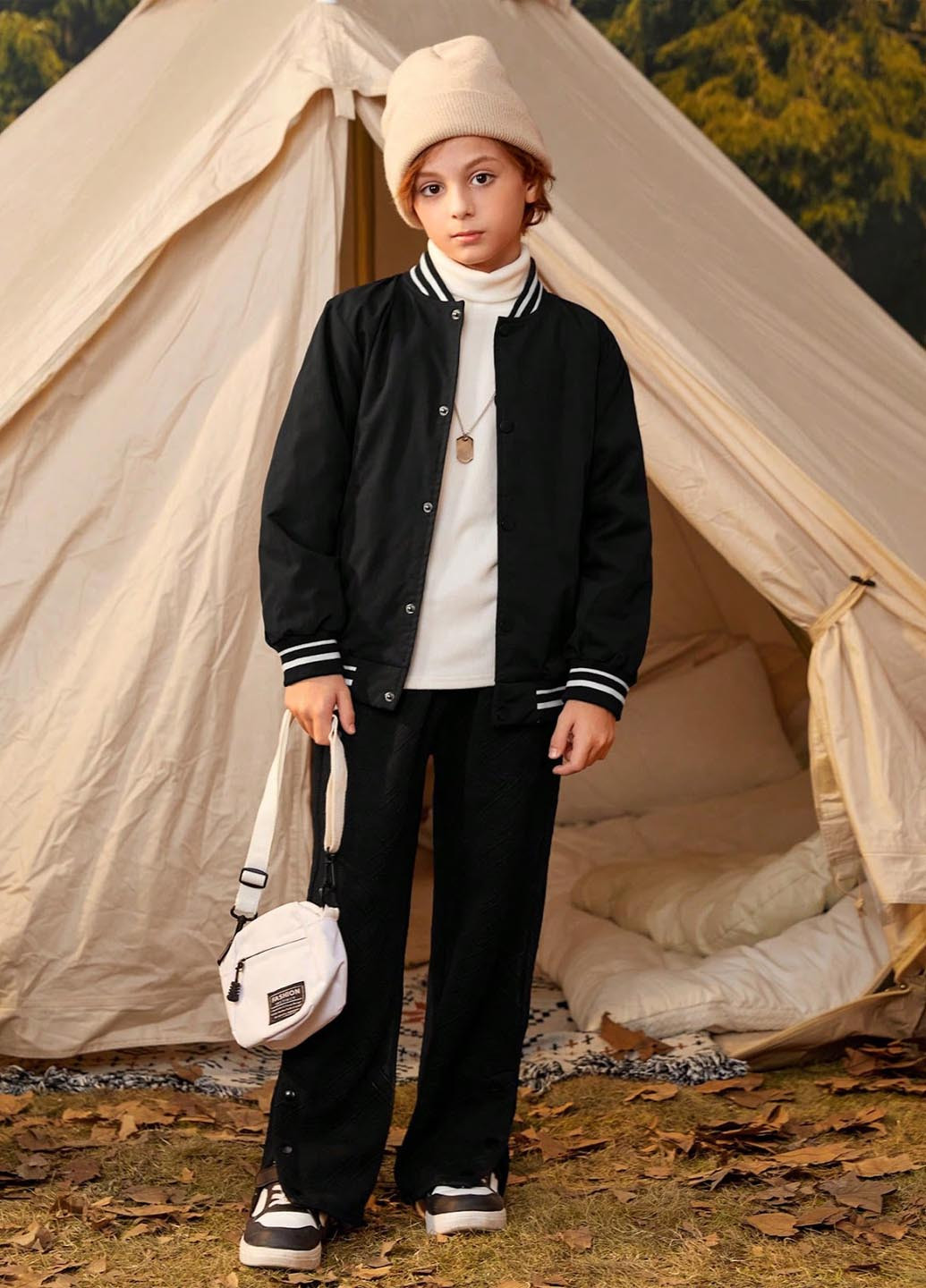 Бомбер SHEIN на кнопках (327704801)