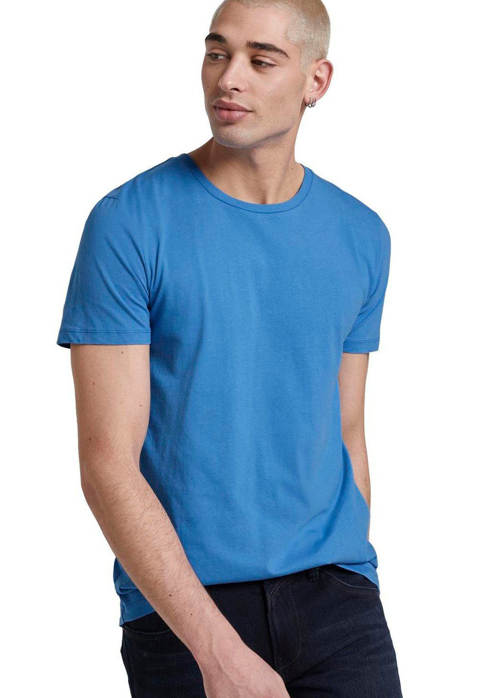 Темно-голубая футболка Tom Tailor