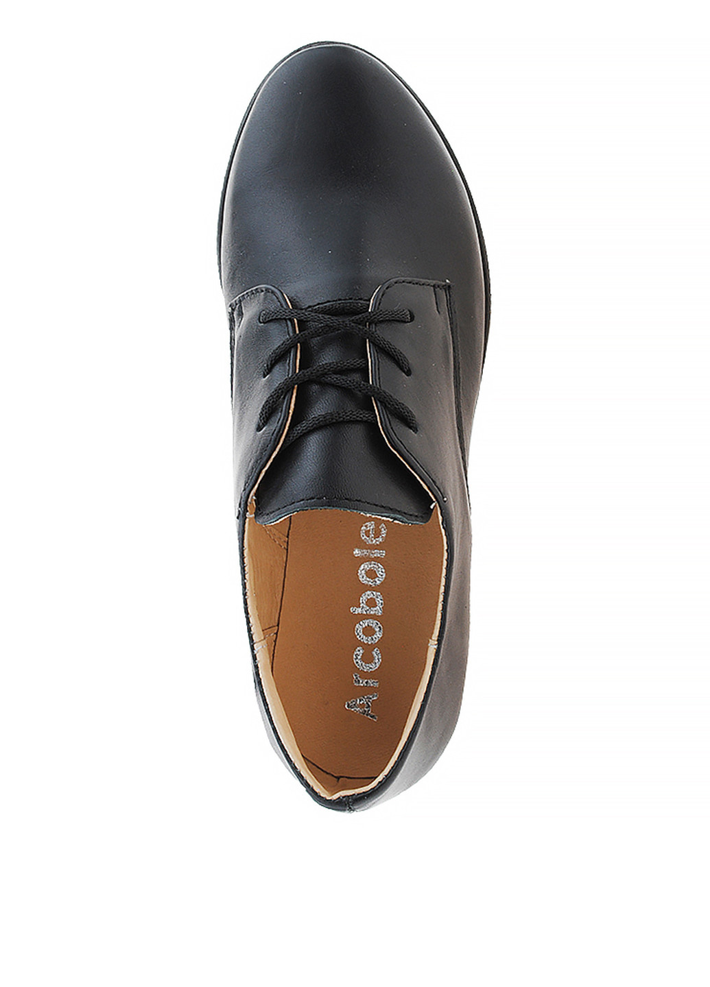 Черные туфли на низком каблуке Arcoboletto