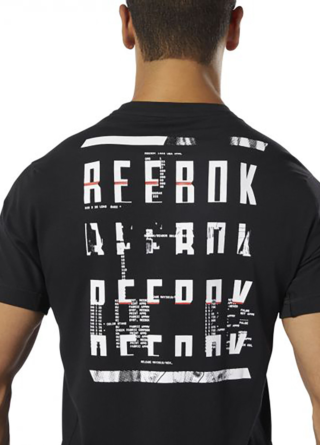 Черная футболка Reebok