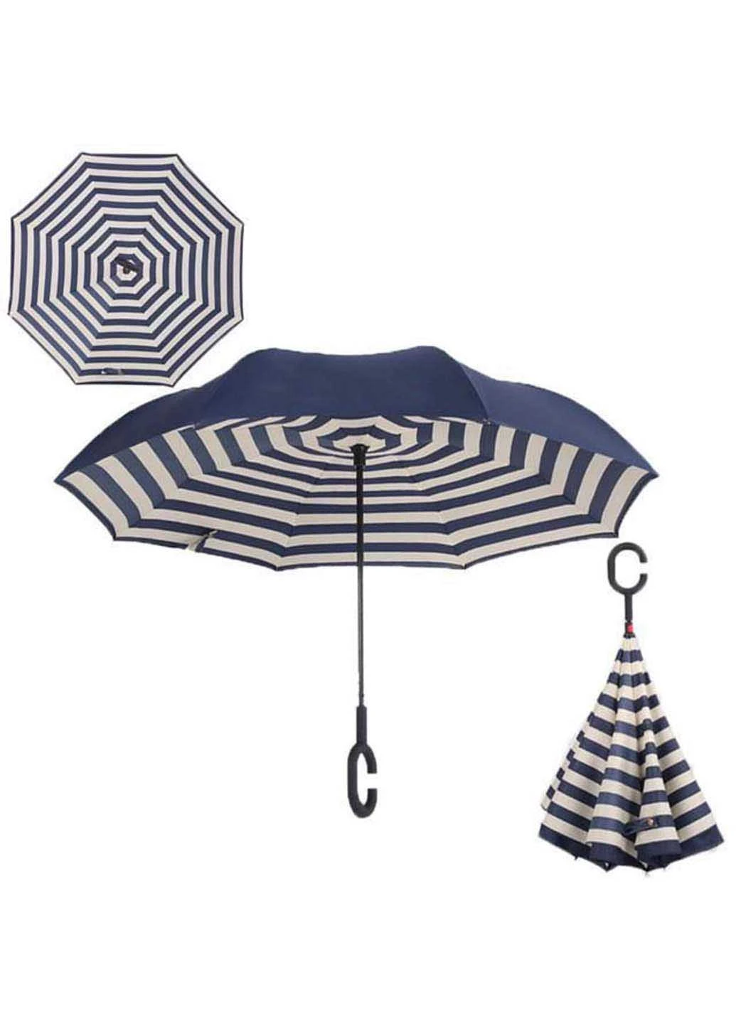 Чёрный зонт Up-Brella (194011136)