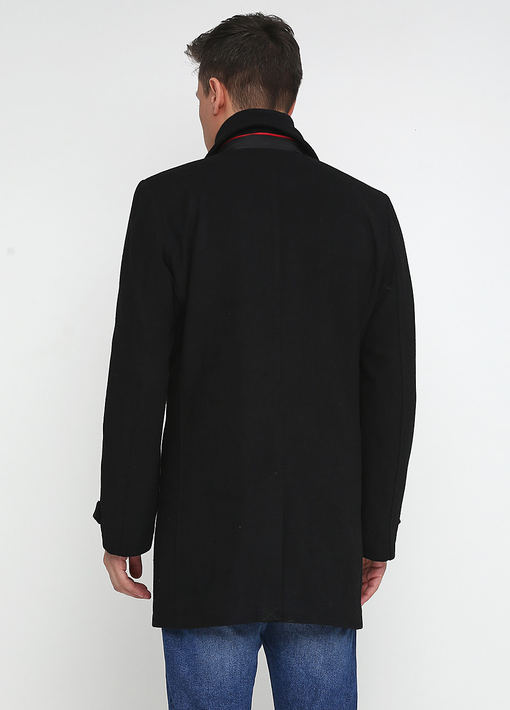Черное демисезонное Пальто Giorgio
