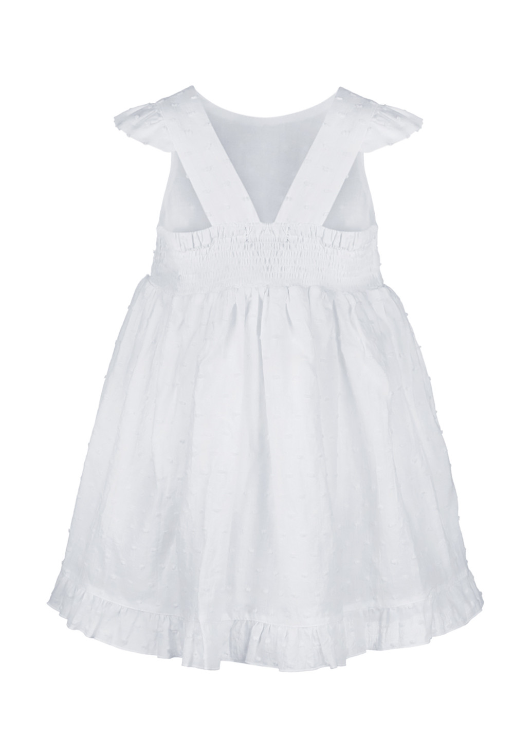 Білий святковий плаття, сукня Sasha однотонна