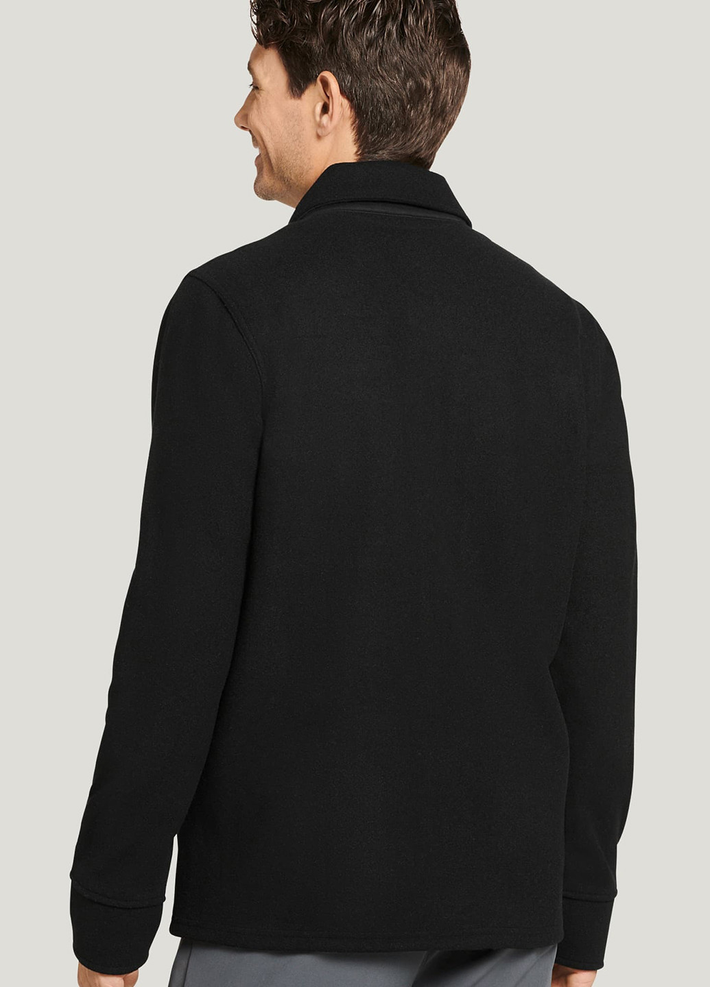 Куртка-сорочка Jockey однотонна чорна кежуал