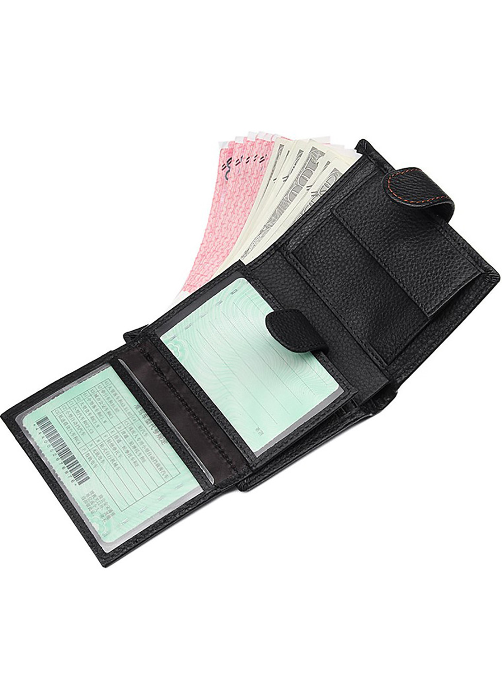 Мужской кожаный кошелек 9,5х12 см Vintage (229460767)