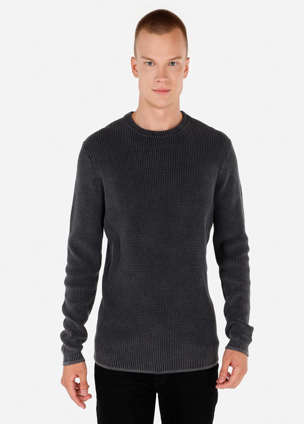 Темно-сірий зимовий джемпер джемпер Colin's