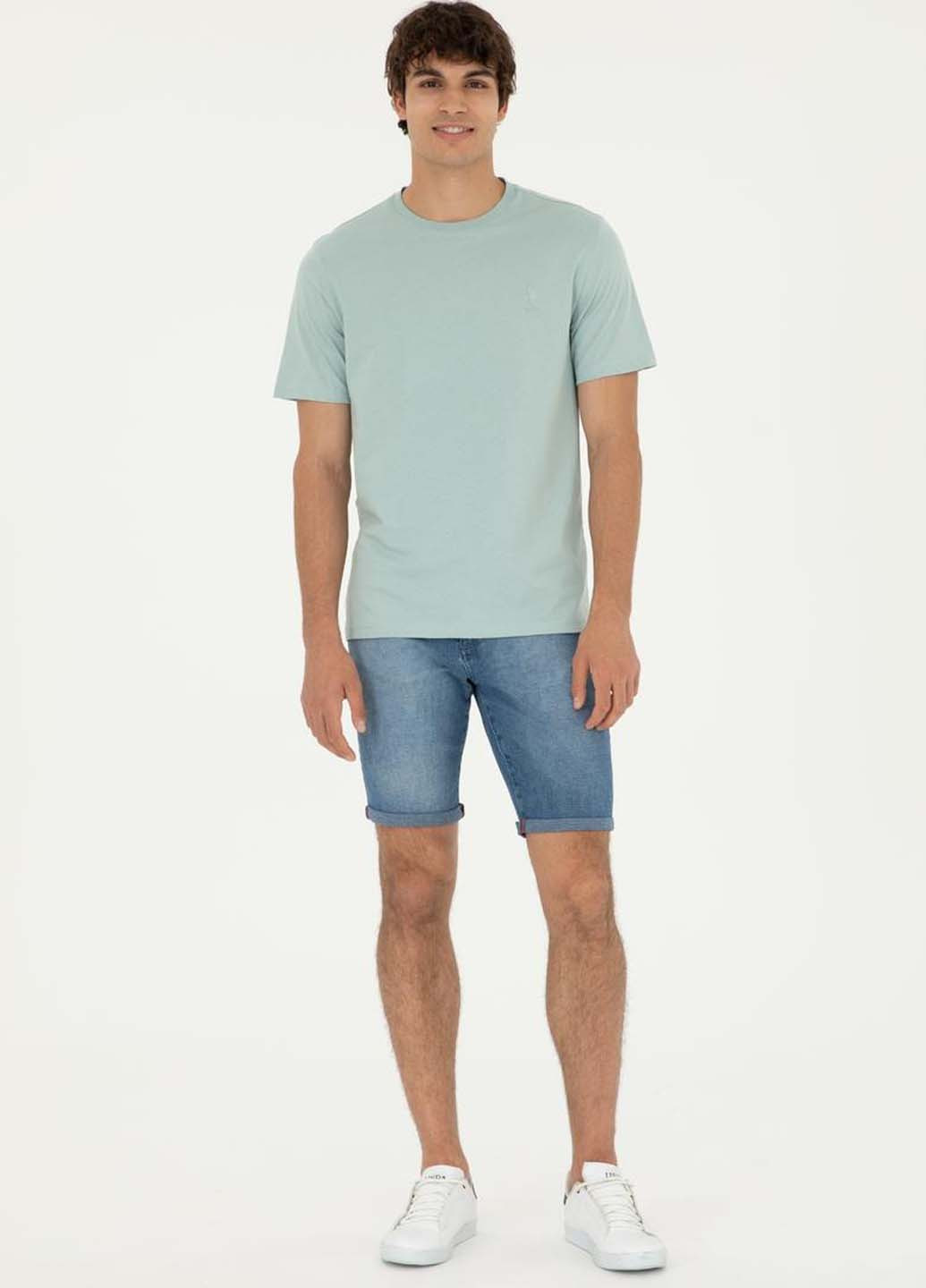 Мятная футболка U.S. Polo Assn.