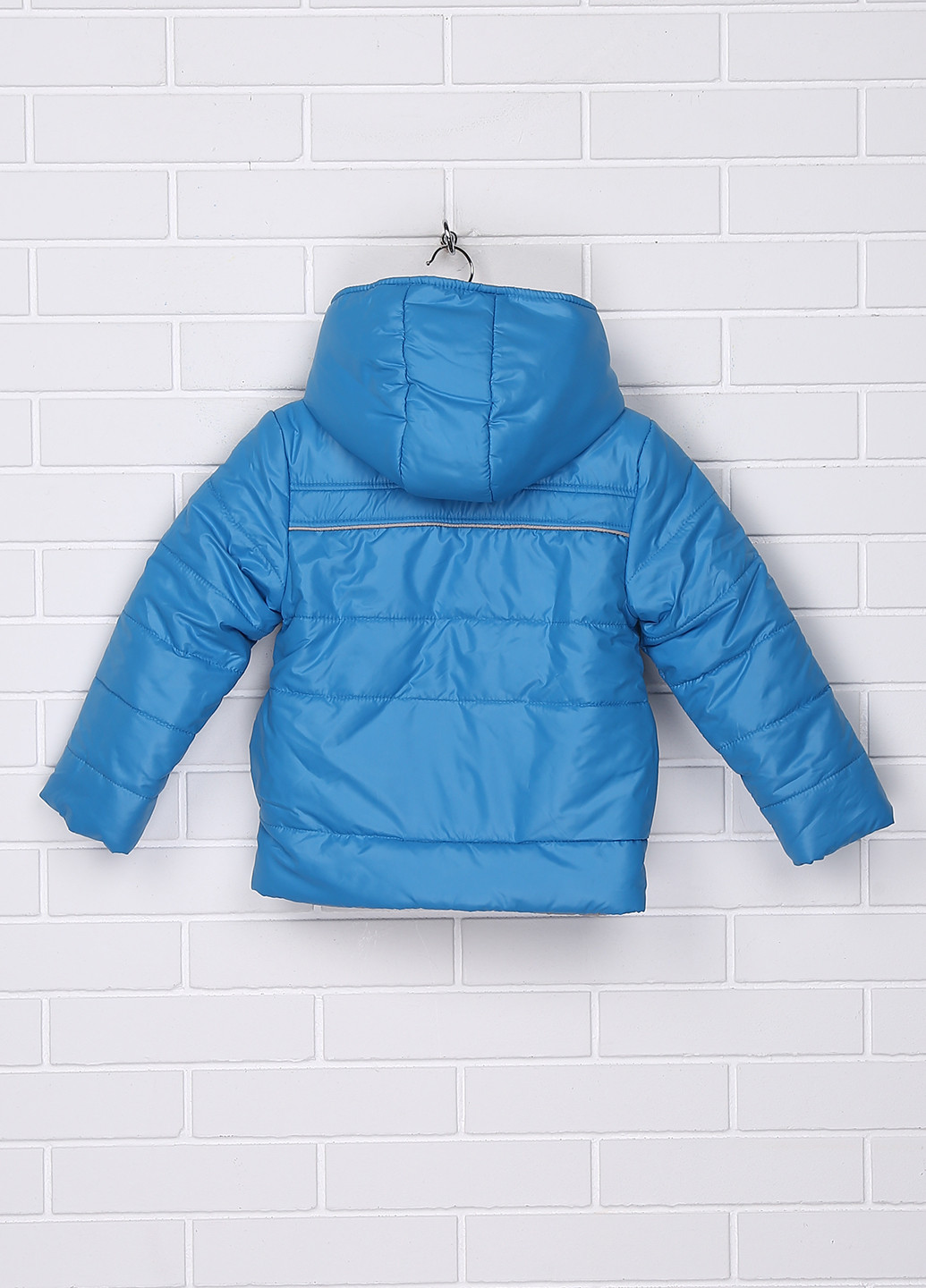 Голубая зимняя куртка Одягайко