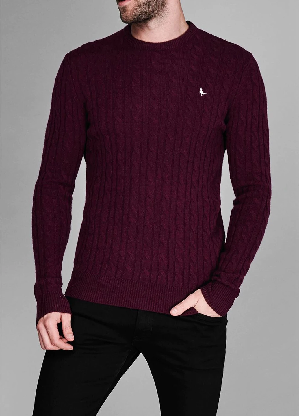 Темно-бордовий демісезонний джемпер джемпер Jack Wills