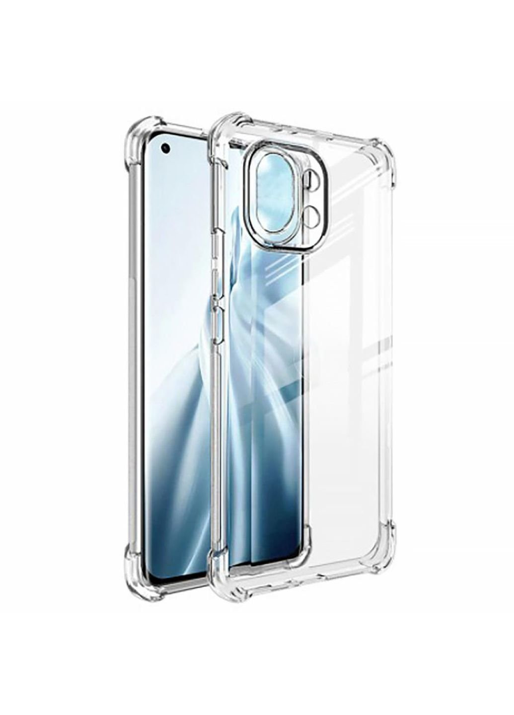 Чехол для мобильного телефона Anti-Shock Xiaomi Mi 11 Lite Clear (706073) BeCover (252570456)