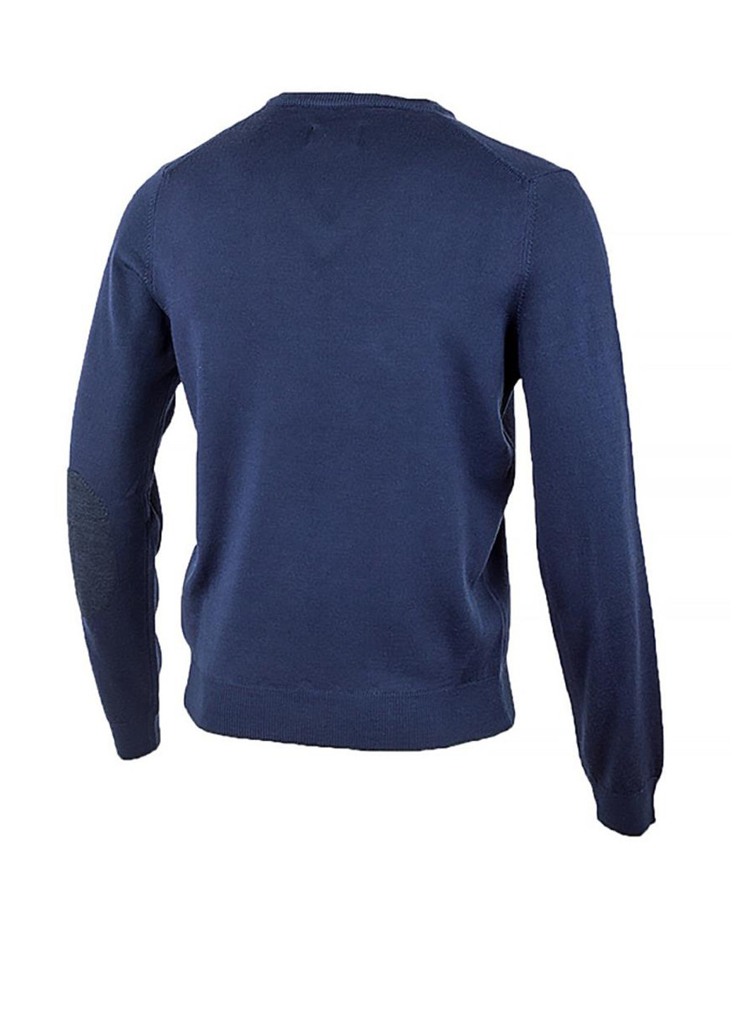 Синій демісезонний пуловер lsuma0009-402 пуловер Australian Sweater Merinos V Neck
