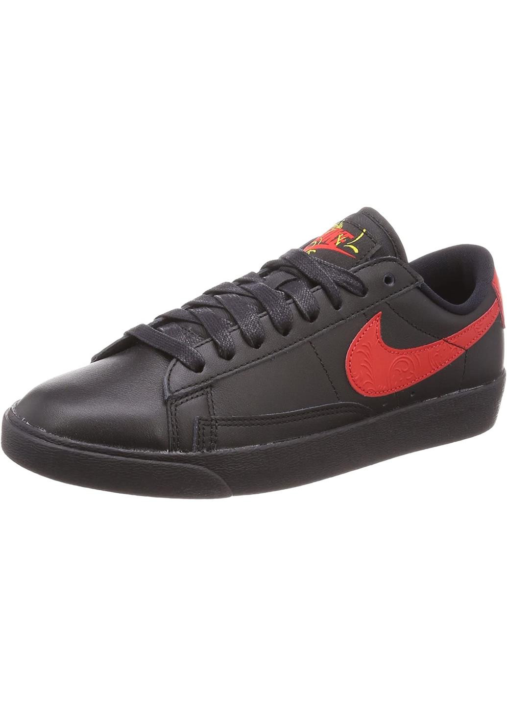 Кроссовки AJ1689-001 Nike Blazer Low Floral чёрные демисезоны (317225742)