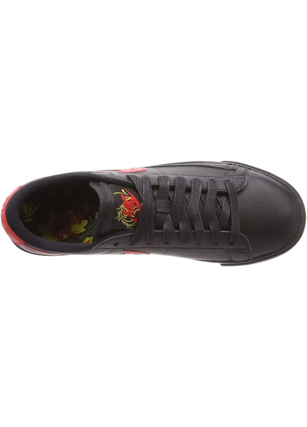 Кроссовки AJ1689-001 Nike Blazer Low Floral чёрные демисезоны (317225742)