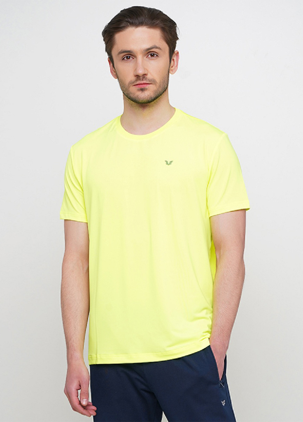 Жовта футболка Bilcee ERKEK ORME T-SHIRT
