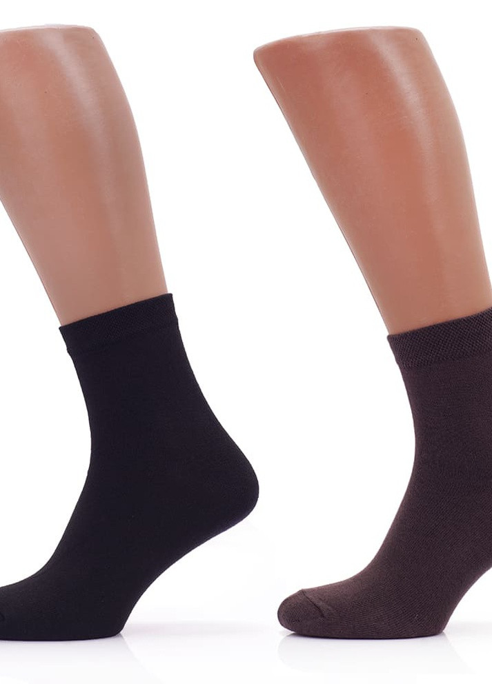 Набір чоловічих шкарпеток 20 пар, Чорний/Коричневий, класичні, 39-42 Rovix класична довжина (253189061)