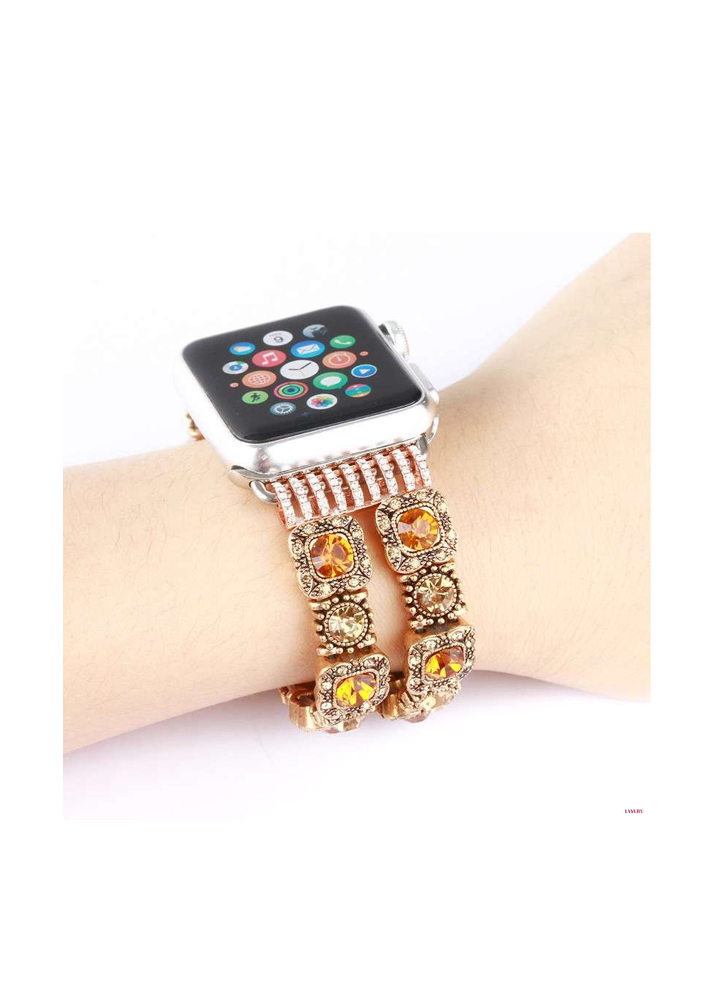 Ремешок для часов Apple Watch 38/40mm Agate Band LUX Yellow XoKo ремешок для часов apple watch 38/40mm xoko agate band lux yellow (143704625)