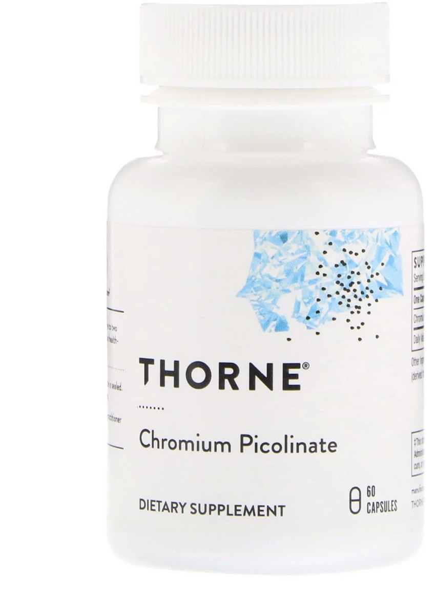 Хром Пиколинат 500 мкг, Chromium Picolinate,, 60 капсул Thorne Research (225714702)