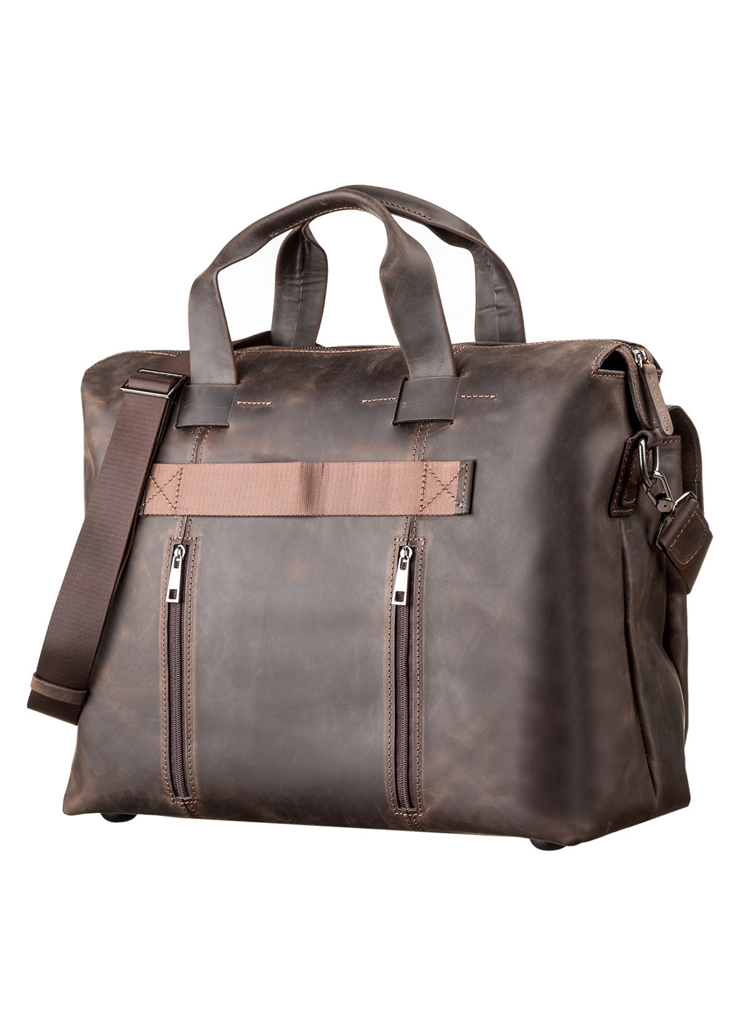 Мужская кожаная сумка 44х32х18 см Shvigel (252131625)