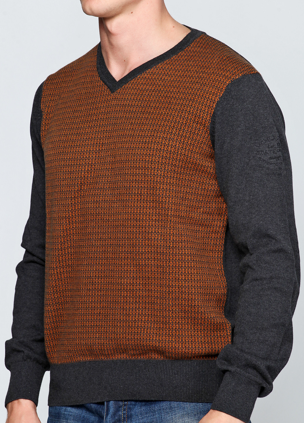 Коричневый демисезонный пуловер пуловер State of Art