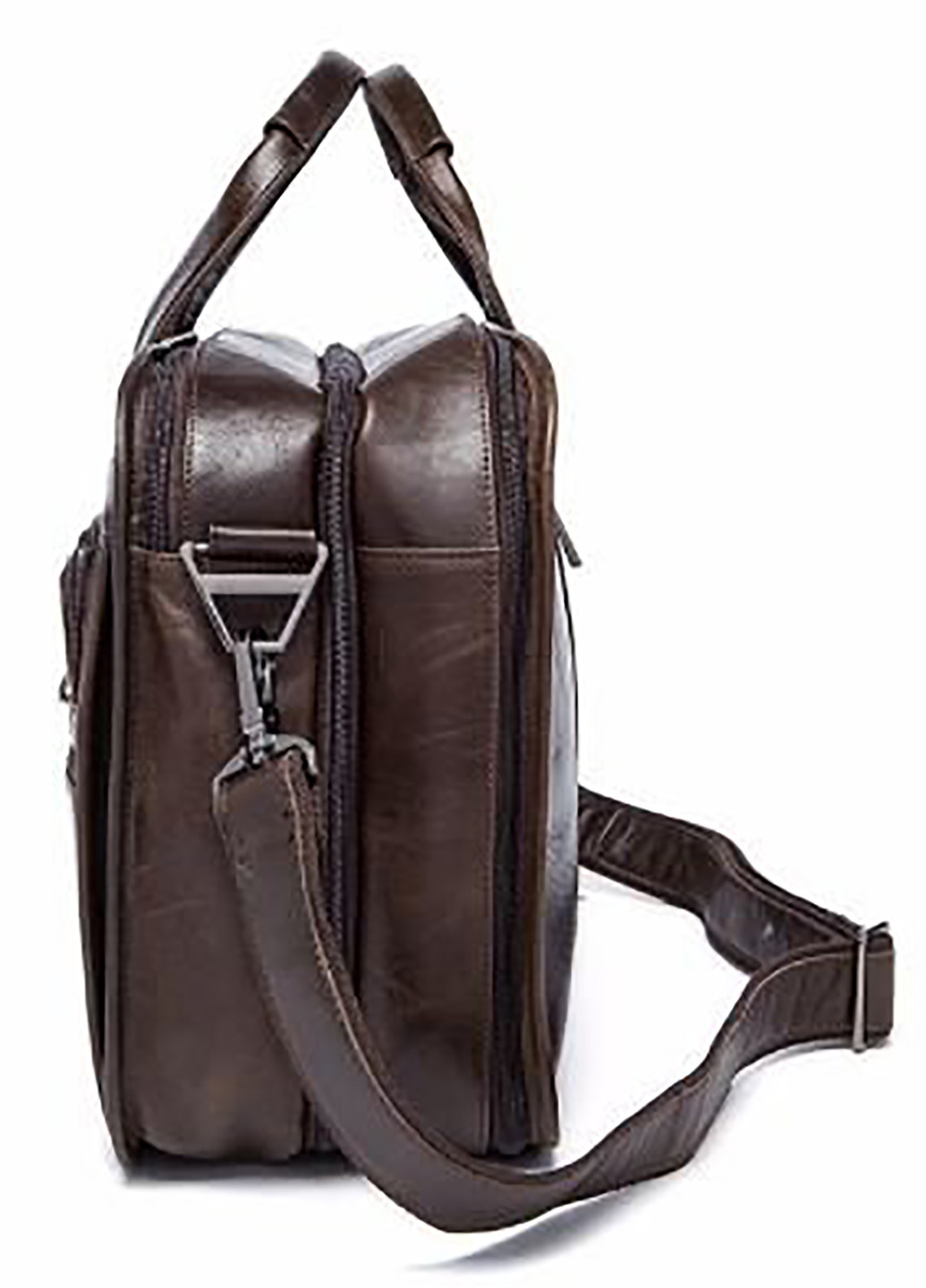 Мужская кожаная сумка 38х27,5х4,5 см Vintage (229461103)