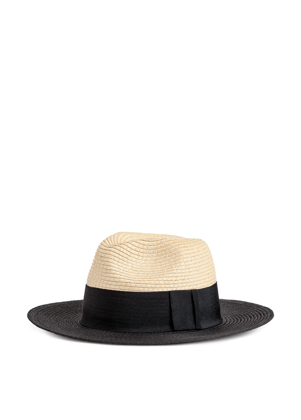 Шляпа H&M однотонная светло-бежевая кэжуал