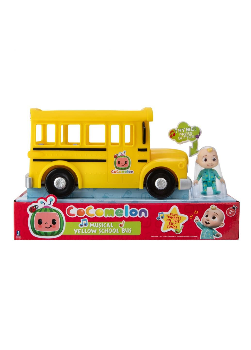 Развивающая игрушка CoComelon Feature Vehicle Желтый Школьный Автобус со звуком (CMW0015) No Brand (254076215)