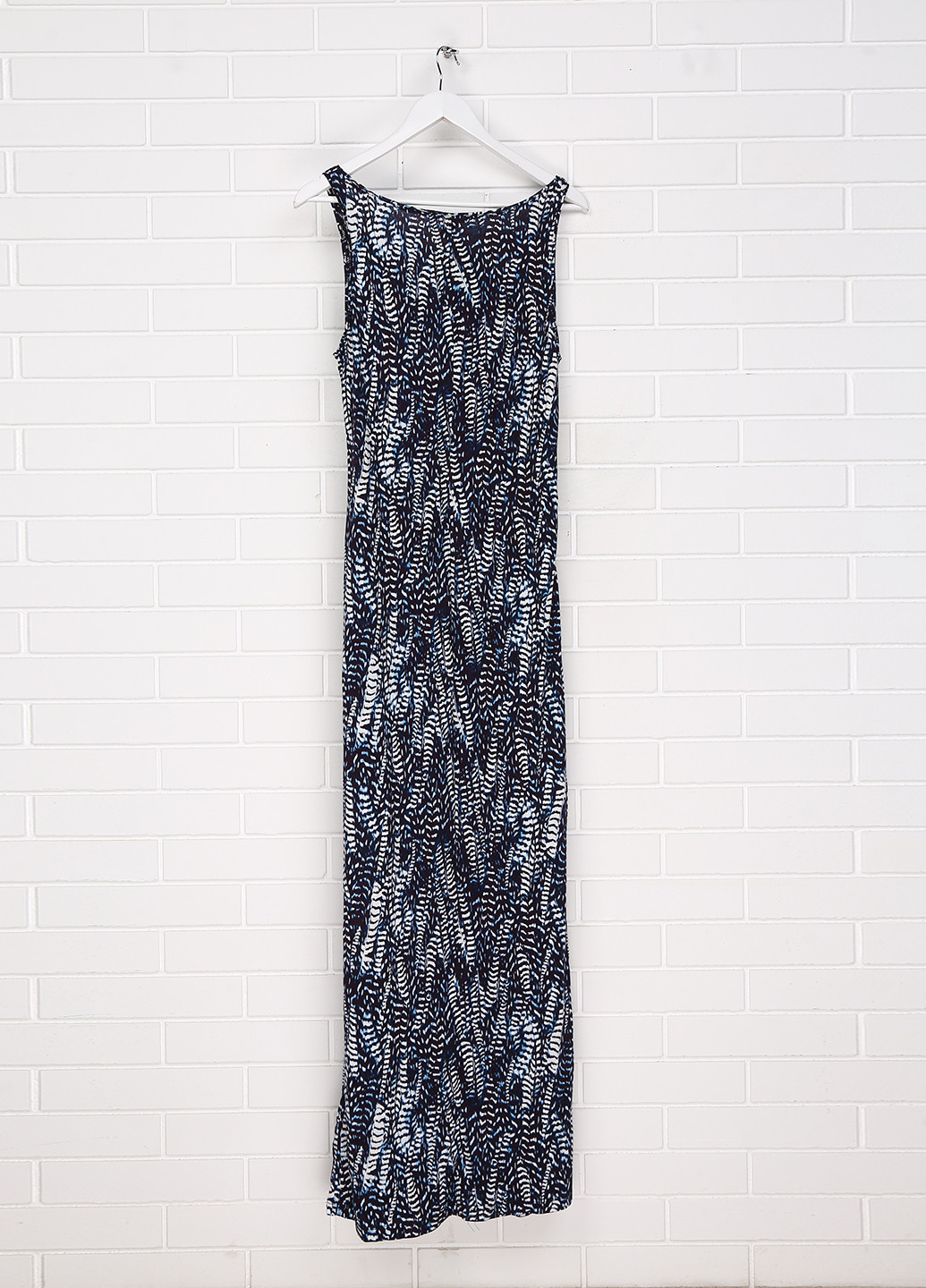 Темно-синя кежуал плаття для вагітних H&M з абстрактним візерунком
