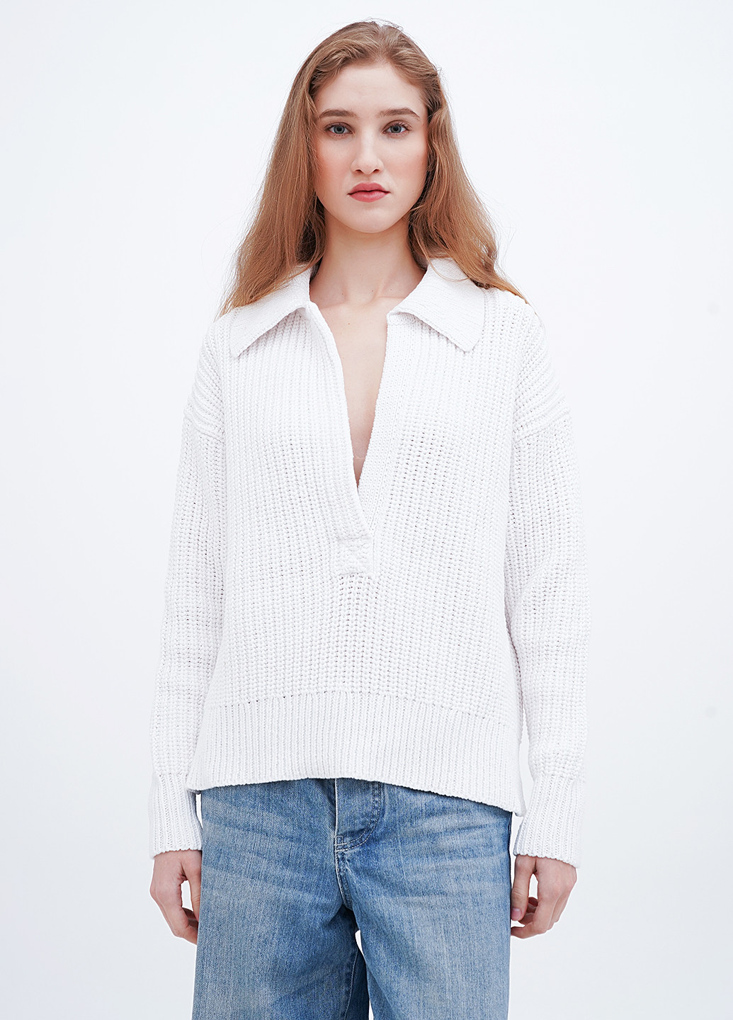 Білий демісезонний пуловер пуловер J.Crew