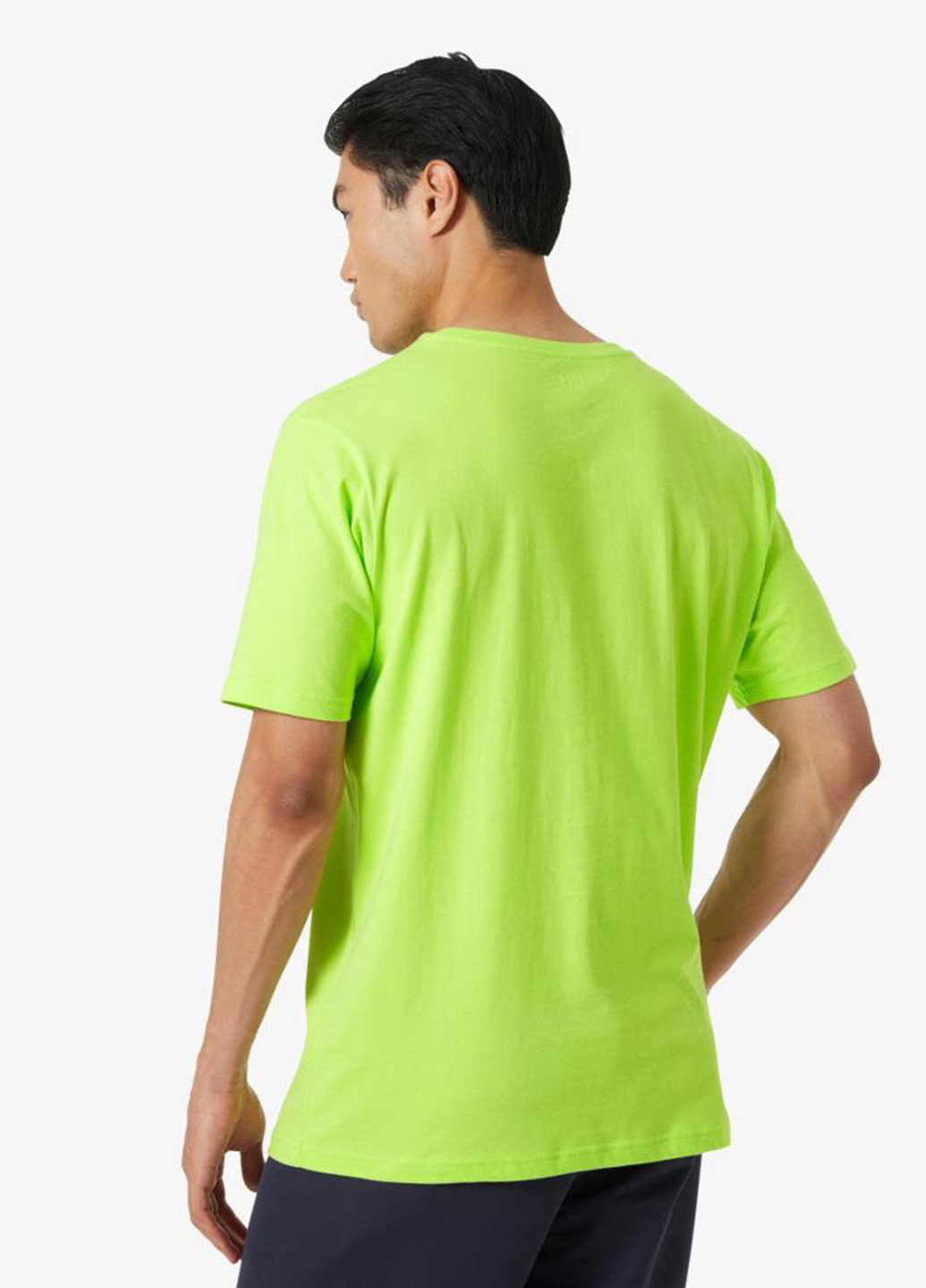 Салатовая футболка 33979-395 Helly Hansen Logo T-shirt