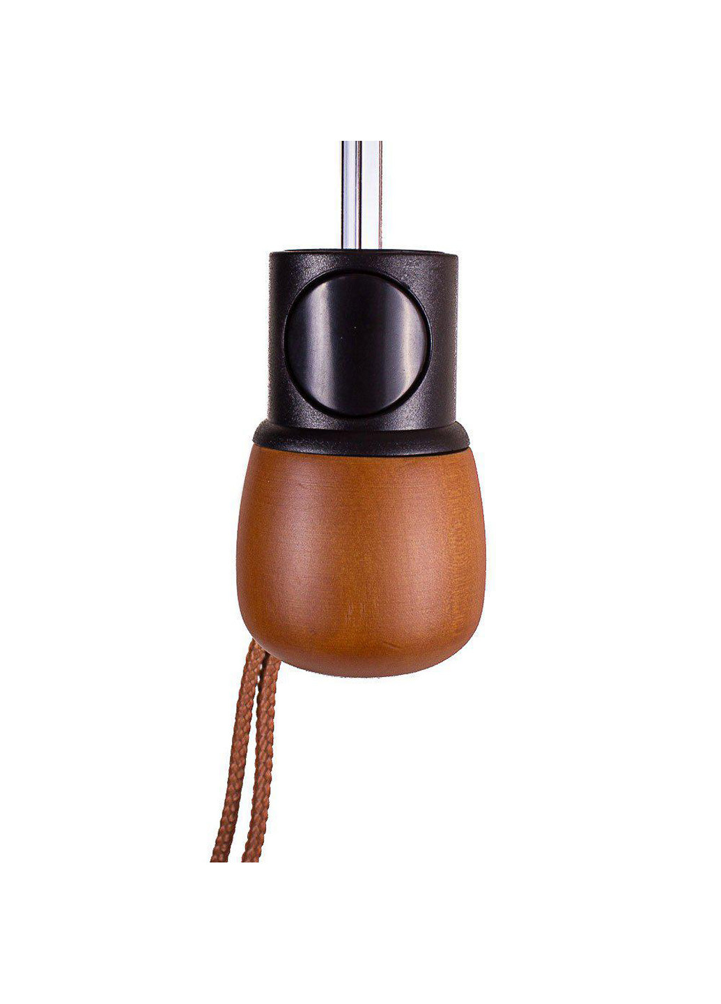 Коричнева жіночий складаний парасолька напівавтомат 100 см Airton (194317357)