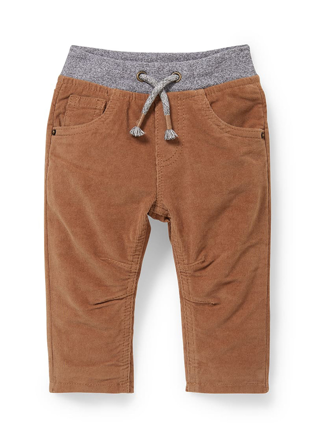 Коричневые кэжуал зимние брюки C&A