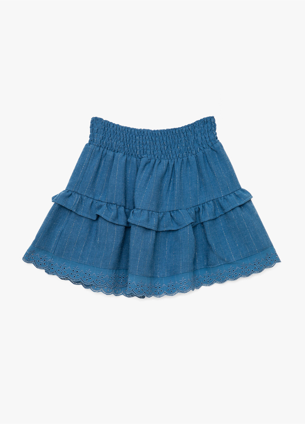 Синяя кэжуал в полоску юбка KOTON клешированная