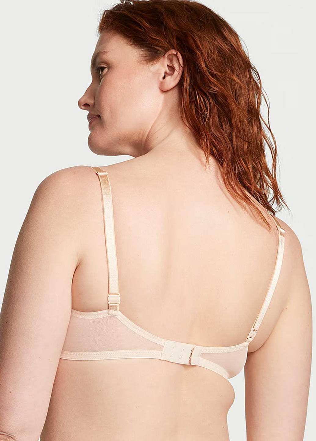 Бежевий демісезонний комплект білизни (бюстгалтер, трусики) Victoria's Secret