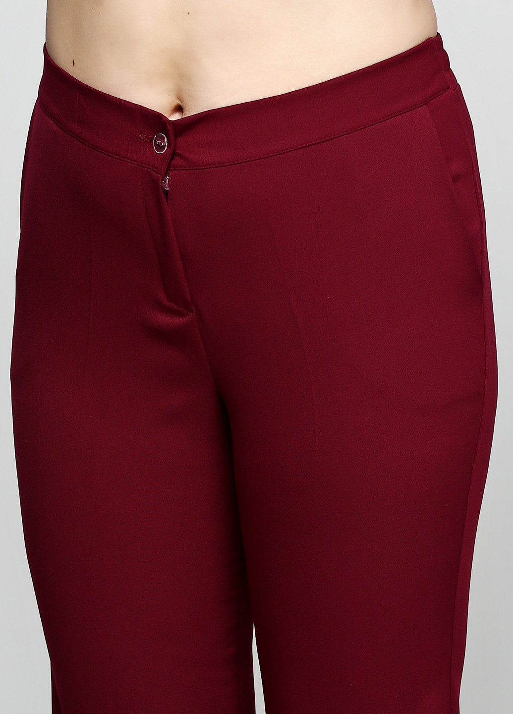 Костюм (блуза, брюки) Charm Collection брючный однотонный бордовый кэжуал