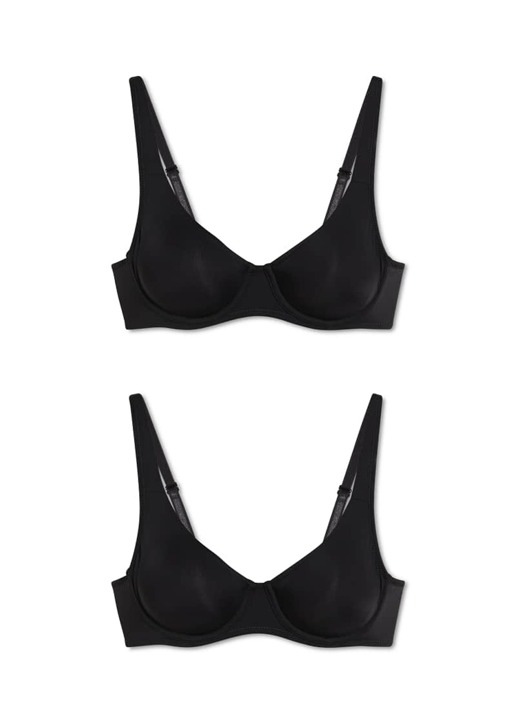 Чёрный корбей бюстгальтер (2 шт.) C&A с косточками полиамид