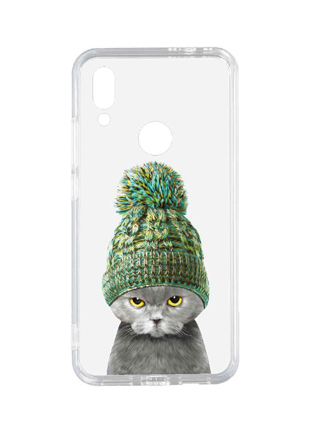 Чехол Toto acrylic+tpu print case xiaomi redmi 7 #7 cat in hat transparent (146316914)